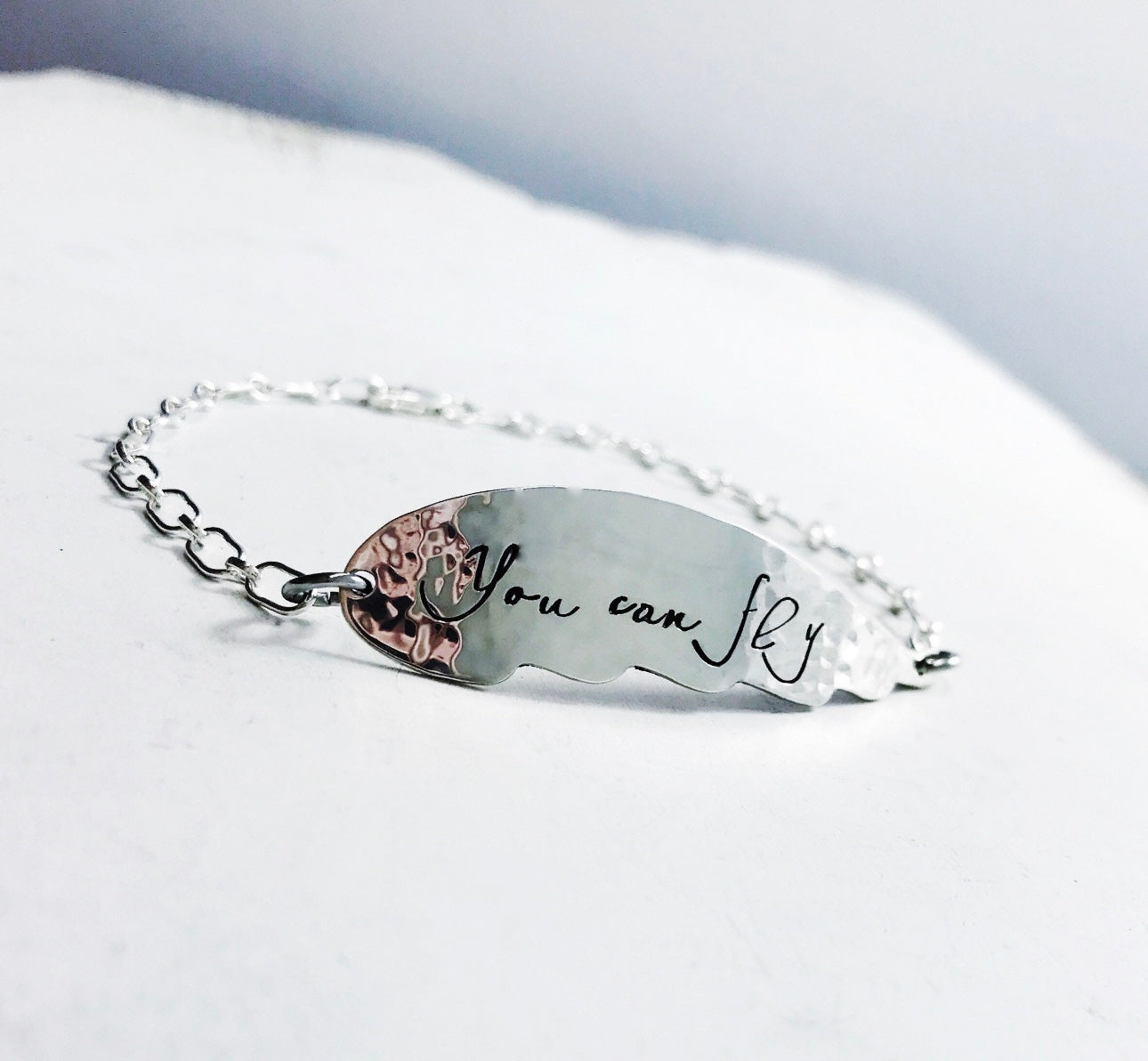 You Can Fly - Peter Pan Inspired Handmade Sterling Silver Bracelet