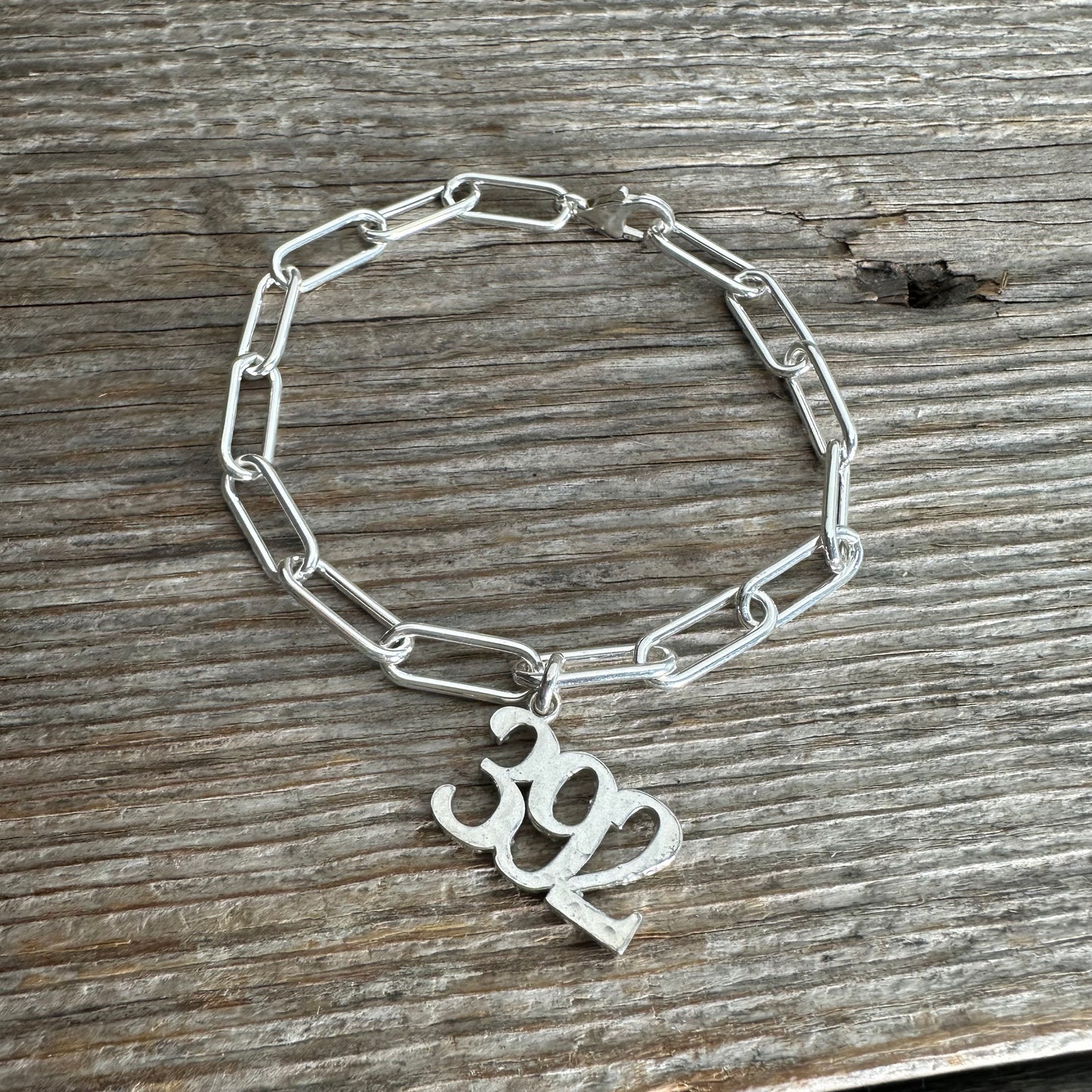 392 Charm Bracelet - Sterling Silver Charm Bracelet