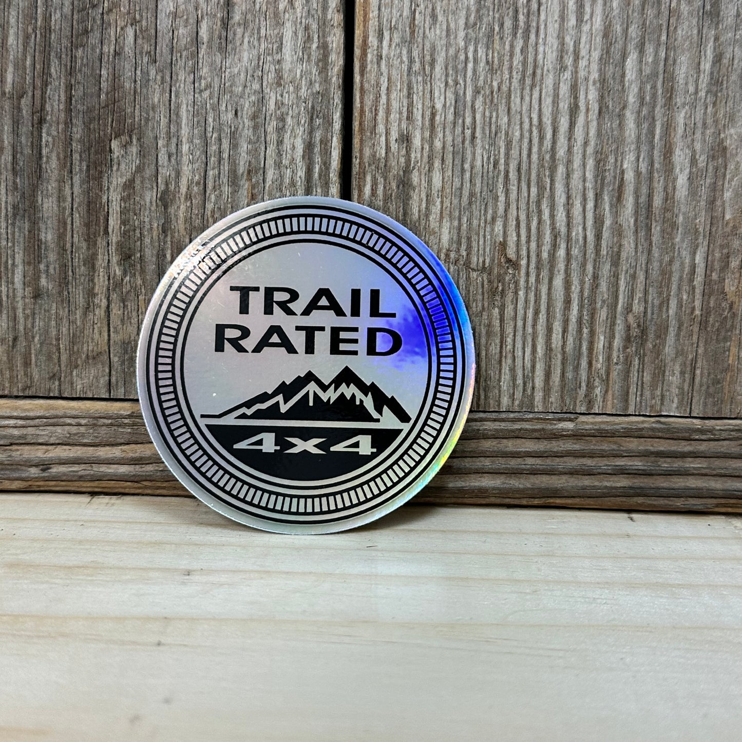 Trail Rated 4x4 Holographic Sticker