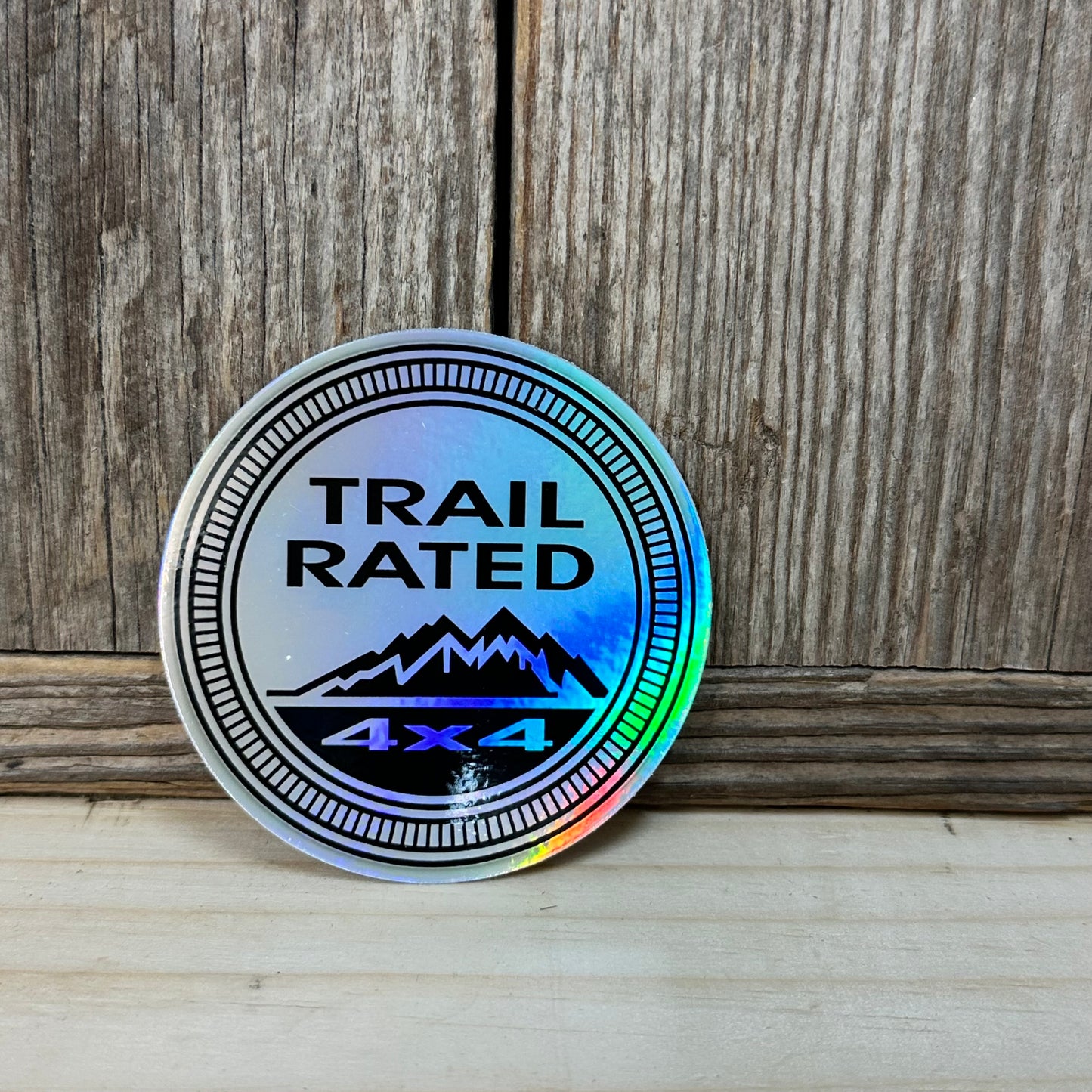 Trail Rated 4x4 Holographic Sticker