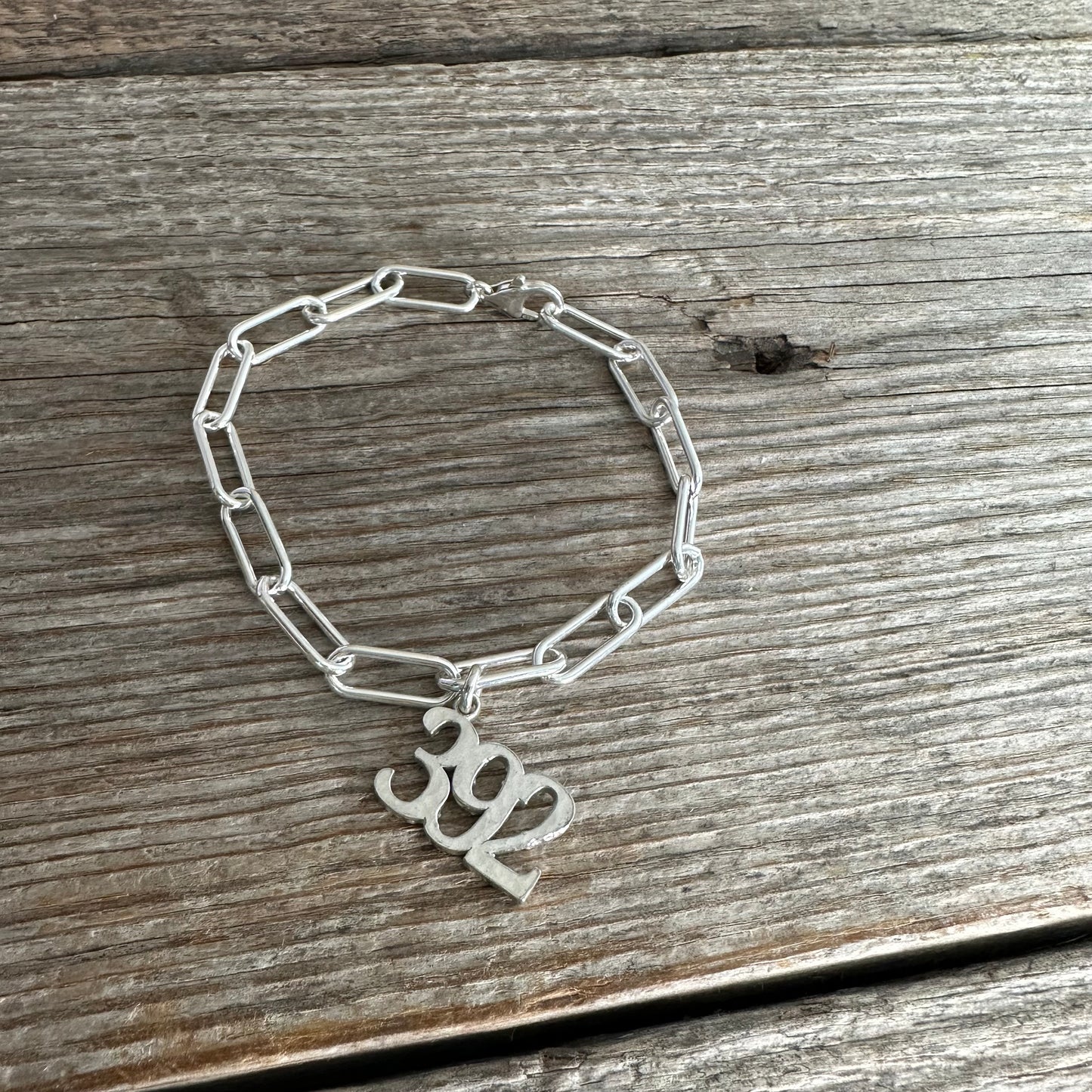 392 Charm Bracelet - Sterling Silver Charm Bracelet