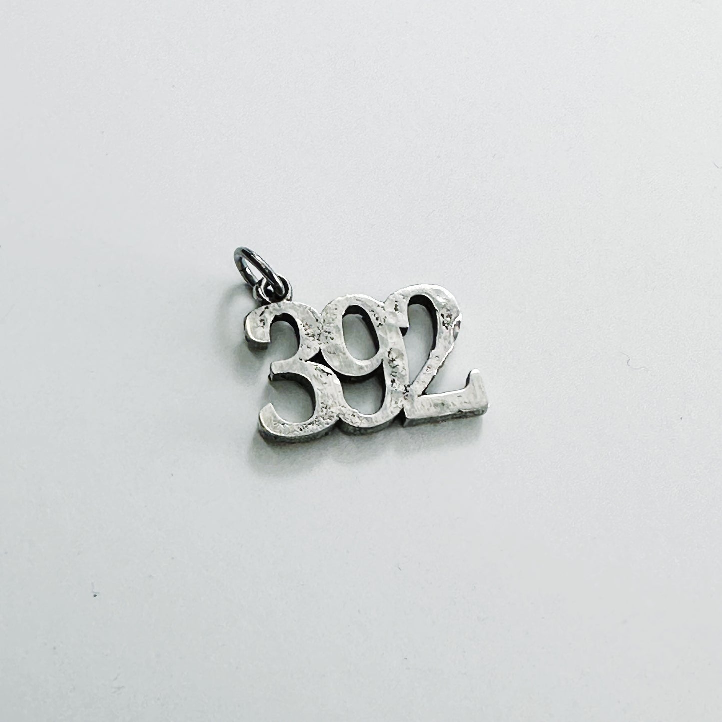 392 Charm - Sterling Silver Pendant