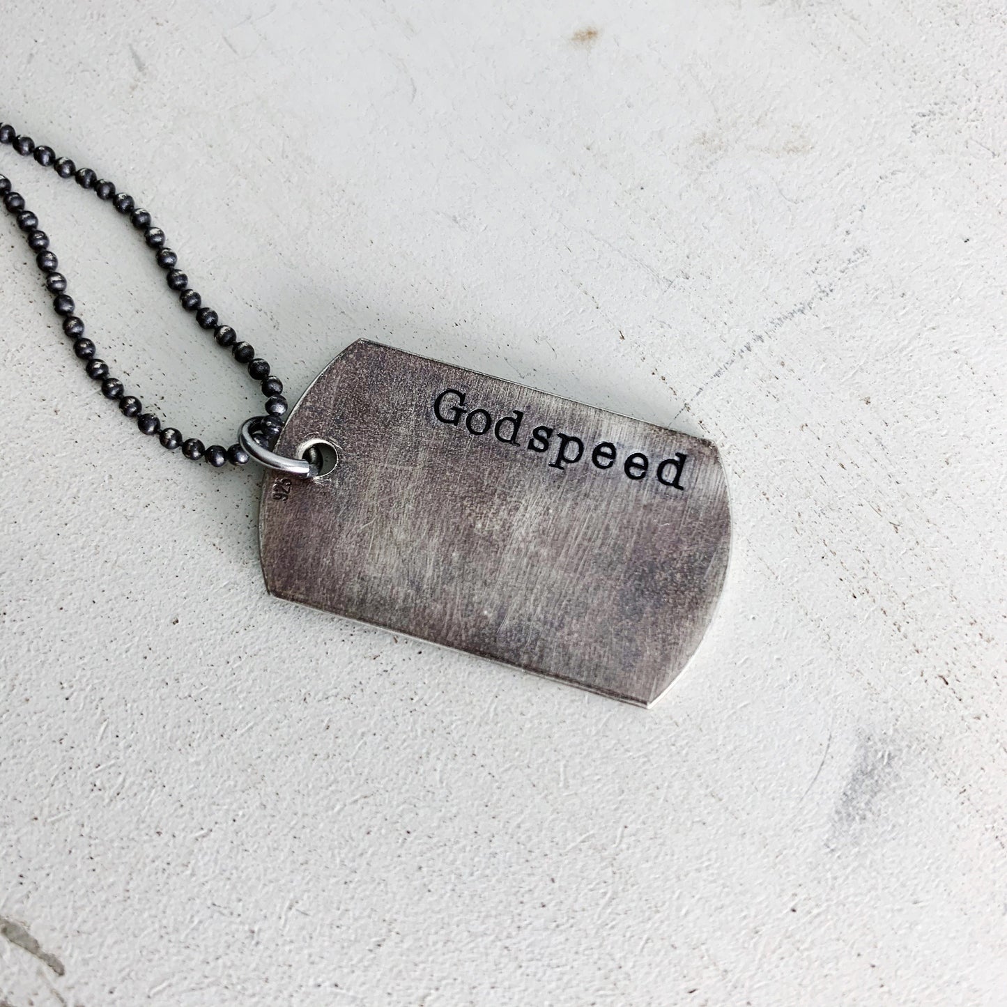 Dog Tag Necklace - Handmade Sterling Silver Dog Tags Necklace - Custom and Personalized Just for You - Small Dog Tags