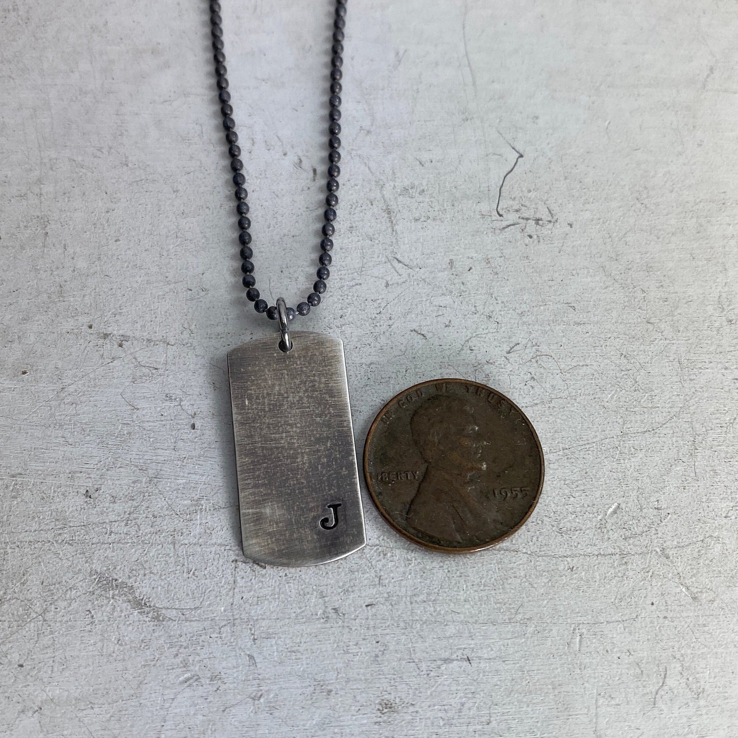 Dog Tag Necklace - Extra Small - Rustic Dog Tags