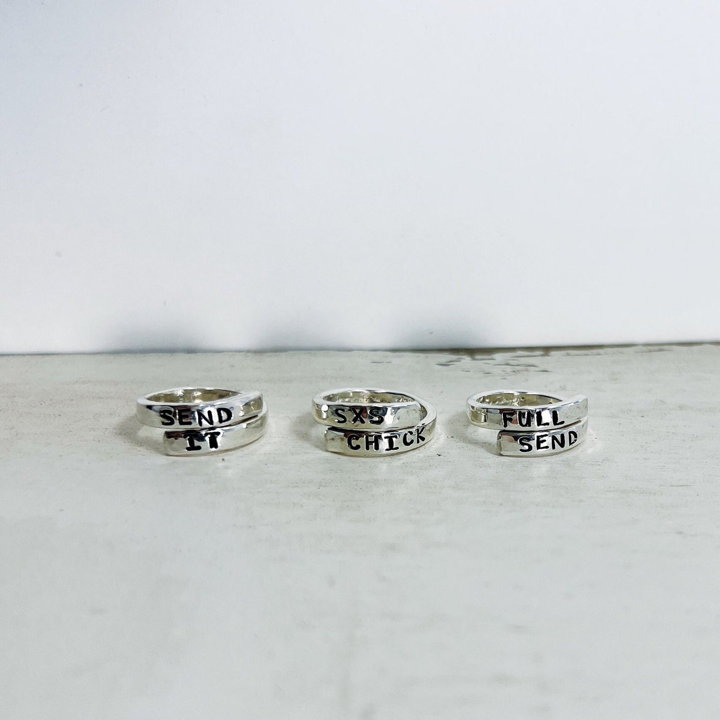 4x4 Offroad Jewelry- Sterling Silver - Adjustable Ring - Thumb Ring - Off-Road Girl